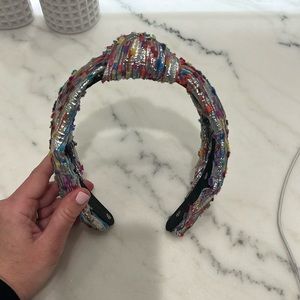 Multi color  metalic headband